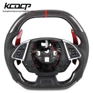 Volante de fibra de carbono hecho a medida, apto para Chevrolet CAMARO Gen 6 - Product Image 1