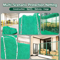 Filet de protection anti-UV en HDPE écologique, résistant à la poussière et au vent, pour la construction et la protection des chantiers – Vente chaude