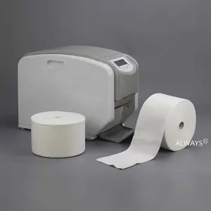 Wit 100% Natuurlijk Katoen Schoonheid Snel Droog Hoog Absorberende Handdoekrol Voor Intelligente Natte Handdoekmachine Speciaal