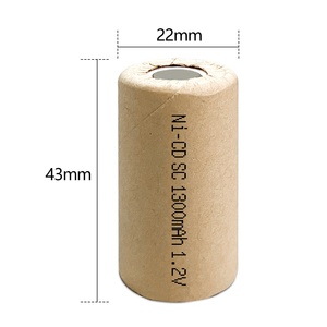 JINTION <span class=keywords><strong>NI</strong></span>-<span class=keywords><strong>CD</strong></span> SC 1300MAH 1.2V 배터리 전동 공구 배터리 팩 용 충전식 nicd 셀 니켈 카드뮴 배터리 - Product Image 2