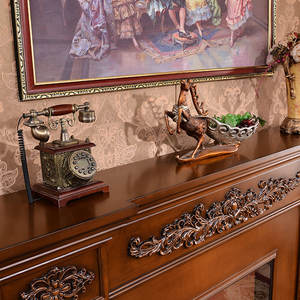 <span class=keywords><strong>Chimenea</strong></span> Eléctrica Contemporánea de Madera Marrón con Marco de <span class=keywords><strong>Chimenea</strong></span> Falso de Madera - Product Image 4