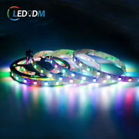 5V 12V 24V Programmable RGB RGBW Led Bande WS2811 WS2812 SK6812 TM1934 DMX512 Étanche RVB Numérique Led Bande Lumineuse