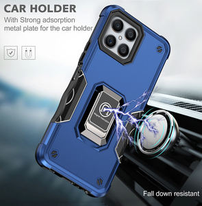 Étui de <span class=keywords><strong>protection</strong></span> intégrale de luxe pour Huawei <span class=keywords><strong>Honor</strong></span> <span class=keywords><strong>X8</strong></span>, TPU+PC, avec support anneau, antichoc, nouveau modèle de luxe pour Huawei <span class=keywords><strong>Honor</strong></span> - Product Image 3