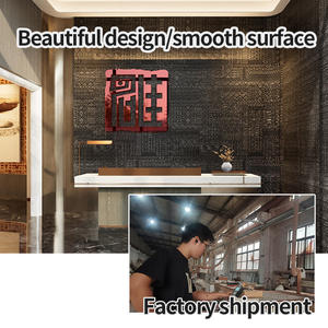 Panel de <span class=keywords><strong>pared</strong></span> de <span class=keywords><strong>madera</strong></span> natural 3D, panel de <span class=keywords><strong>listones</strong></span> de diseño moderno para <span class=keywords><strong>salón</strong></span>, decoración contemporánea del hogar para uso hospitalario - Product Image 2