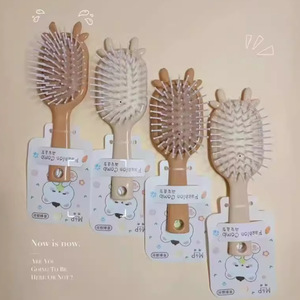 Peigne à coussinets en nylon antistatique, grand format, pour massage, voyage et usage général - Product Image 1