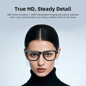 Lunettes intelligentes AR avec vidéo mains libres, détection d'objets par IA, réduction du bruit, double micro et traduction multilingue - Product Image 2