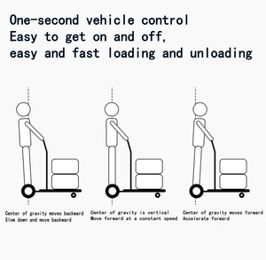 Nouvelle chariot électrique à plateforme pour entrepôt, facile à utiliser - Product Image 5
