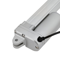 Actionneur linéaire HAKIWO 12V 24V IP65 3000N course 50mm pour motorisation de traqueur solaire, ouvre-porte, ouvre-fenêtre et réglage de panneau solaire