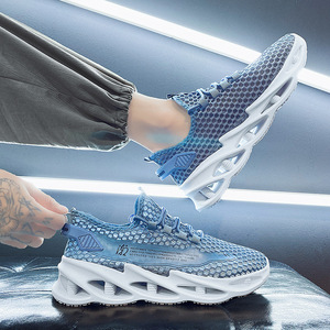 Zapatos Deportivos Casuales para Hombre, Transpirables, de Malla, con Amortiguación de Impactos y Tacón Bajo, para Verano - Product Image 3