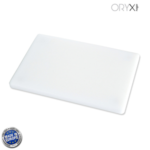 Tabla de cortar de polietileno 35x25x1.5 cm. Blanco - Product Image 1