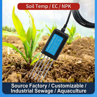 Sonde de mesure 7 en 1 tout-en-un pour l'irrigation, l'humidité du sol, la température, la conductivité électrique (EC) et le pH du sol