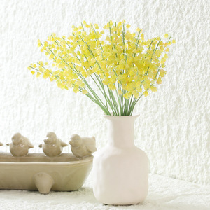 ดอกไม้ประดิษฐ์ยางนิ่มลายดอกไม้แบบใหม่ ทำด้วยมือ รุ่น Convallaria Majalis สำหรับตกแต่งบ้าน วันแม่ วันคริสต์มาส - Product Image 5