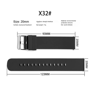 Correa de Silicona Universal de Liberación Rápida de 20/22MM para Reloj Inteligente, Hebilla de Acero Inoxidable Transpirable para Relojes <span class=keywords><strong>Huawei</strong></span>/Samsung/Xiaomi - Product Image 5