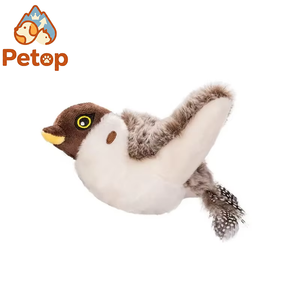 Moderno Juguete Eléctrico Interactivo para Gatos con Sonido Realista de Pájaro, Juguete Automático para Gatos con Sonido de Gorrion, Ideal para Entretenimiento y Actividad Física. - Product Image 1