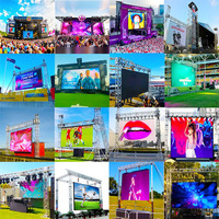 Pantalla LED P2 P2.6 P2.9 P3.91 para Publicidad, Panel de Video Wall para Alquiler en Interiores y Exteriores
