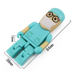 Dễ thương Pendrive 16G nhựa <span class=keywords><strong>USB</strong></span> 2.0 giao diện Robot bác sĩ U đĩa cho các cuộc họp y tế & bệnh viện Tưởng Niệm Quà Tặng <span class=keywords><strong>USB</strong></span> Flash Drive - Product Image 5