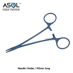 เครื่องมือผ่าตัดผ่าตัดสำหรับ<span class=keywords><strong>3-0</strong></span>และมีขนาดเล็กกว่าที่ยึดเข็มเย็บ140มม - Product Image 2