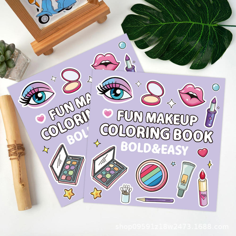 Livre de coloriage TS04-makeup