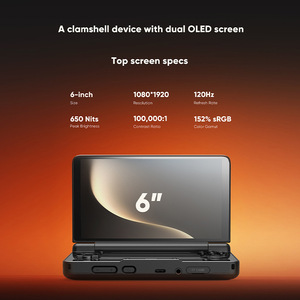Consola de Juegos AYN <span class=keywords><strong>Thor</strong></span> Inalámbrica Portátil con Android 13, Pantalla Abatible Doble, Chip Snapdragon 8, Compatible con Juegos de PS2, PSP, PS1 y Arcade <span class=keywords><strong>Odin</strong></span> - Product Image 3