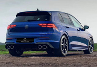 Ensemble de pare-chocs pour VW Golf 8 2020 + Facelift R Style Kits de carrosserie Jupes latérales Diffuseur Tuyau d'échappement Top Spoiler Car Grill