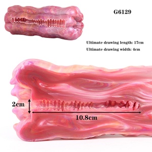 GEEBA Silicone Animal Style Male Masturbator Cup Realistic Vaginas Simulation <b>Men</b> Prostate Massage Pocket Pussy Sex <b>Toys</b> - Product Image 6