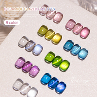 Miss Gooey marque privée chat 9 couleurs ensemble de vernis Gel pour les yeux vente en gros de vernis à ongles Gel professionnel fournitures pour ongles Salon
