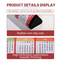 Offre Spéciale PC Logo personnalisé calendrier tapis de souris petit calendrier Pc tapis d'ordinateur le plus vendu en gros tapis de souris de jeu pour le bureau à domicile