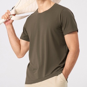เสื้อยืดออกกำลังกายผู้ชาย แขนสั้น ทรงหลวม ผ้าฝ้าย 100% ระบายอากาศดี เป็นมิตรกับสิ่งแวดล้อม แห้งเร็ว เหมาะสำหรับวิ่งและกิจกรรมกลางแจ้ง - Product Image 2