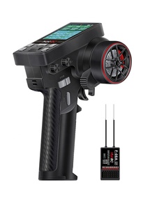 Télécommande Hot <span class=keywords><strong>RC</strong></span> CT-8B <span class=keywords><strong>8</strong></span> canaux avec écran couleur 2.4G et récepteur 8CH pour véhicules <span class=keywords><strong>RC</strong></span> (voiture, bateau, tank) de course et de drift - Product Image 4