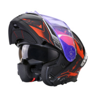 Casque modulable homologué DOT 2026 avec double visière pour moto