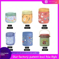 Cedar space Wholesale Boîte à repas isotherme anti-fuite en acier inoxydable 304 avec poignée, compacte et portable, pour enfants