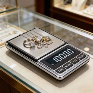Balance numérique miniature à bas prix pour bijoux, précision maximale, capacité de 1 kg, en vente - Product Image 3