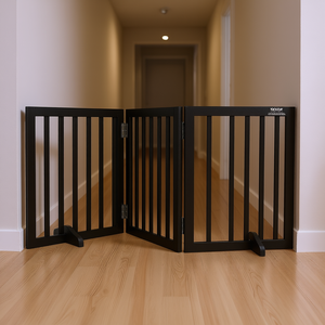 Puerta para Perros Db Wholesale, 24 Pulgadas de Alto x 60 Pulgadas de Ancho, 3 Paneles Plegables, para Perros, Espacios Amplios, Estilo Moderno, Construcción Metálica - Product Image 2