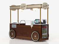 Chariot de crème glacée pour glace popsicle,, nouveau