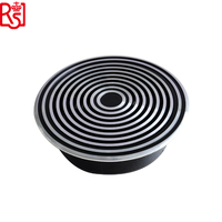 Diffuseur d'air rond pour ventilation d'air frais sous le plancher, sortie en spirale, grille de ventilation au sol moderne, outils HVAC royaux