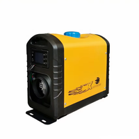 Chauffage au diesel portable tout-en-un à faible bruit, télécommandé 12V, adapté aux fourgons et aux camions