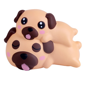 Pvc Cartoon Dog <b>Squishy</b> Toy Soft Stress Relief Promotional Gift For Events - Product Image 1