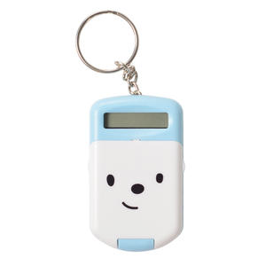 Calculatrice scientifique miniature personnalisée en plastique, mignonne, de style dessin animé, porte-clés, couleur unie, portable, facile à transporter - Product Image 6