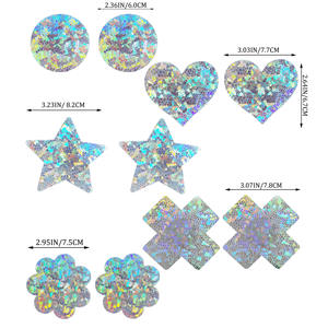La fisura serie Galaxy láser <span class=keywords><strong>tatuaje</strong></span> temporal papel tela cuerpo gema cara gema brillo corazón <span class=keywords><strong>tatuaje</strong></span> pegatina - Product Image 6
