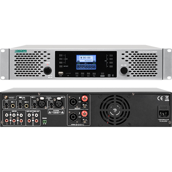 High Quality Commercial Mixer Amplifier Conference Digital Mixer Amplifier