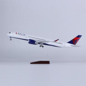 Modelo de Avión de Resina a Escala 1/142 de 47 cm del <span class=keywords><strong>Airbus</strong></span> <span class=keywords><strong>A350</strong></span>-<span class=keywords><strong>900</strong></span> de Delta Air Lines con Tren de Aterrizaje - Product Image 1
