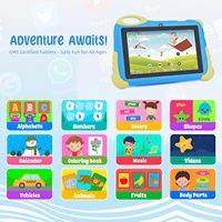 Nouveau TPS 2026, vente flash, tablette 7 pouces Allwinner pour usage professionnel, jeux éducatifs préinstallés, Android 11, USB Type C, reconnaissance vocale