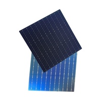 Célula solar fotovoltaica monocristalina 12BB 10BB Perc, células fotovoltaicas tipo N, 210mm, 182mm, 158mm, 156mm para aplicación de paneles solares
