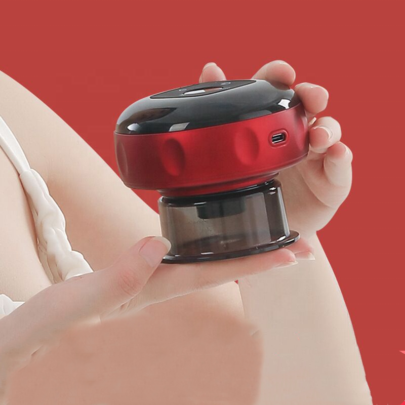 Smart Electric Cupping Massage Machine – USB-Powered, Heated, For Pain Relief Therapy