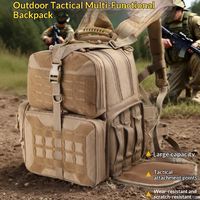 Sac à dos tactique de grande capacité 1000D résistant à l'usure, imperméable, multi-compartiments, MOLLE, pour le rangement d'équipements de plein air