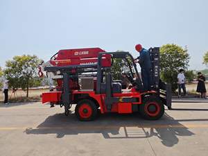 משאית מלגזה בעלת ארבע פונקציות הנעה כפולה-מדינה, טיפול במטען 10 טון זנב מנוף צ 'נגלי Jiangwei 16.4 מ' - Product Image 3