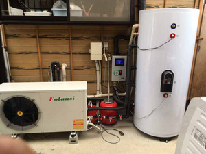 Bomba de Calor Monobloque de 5kW R32 A+++ para Calefacción y Refrigeración del Hogar, Calentador de Agua Doméstico para Calefacción por <span class=keywords><strong>Suelo</strong></span> <span class=keywords><strong>Radiante</strong></span> - Product Image 3