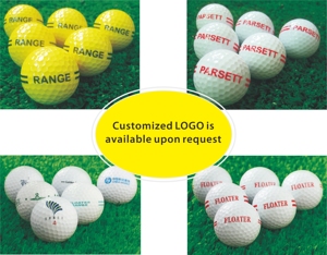 Parsett Manufacturer Customized Logo 1 2 Piece Practice Range <strong>Golf</strong> <strong>Ball</strong> - Product Image 3