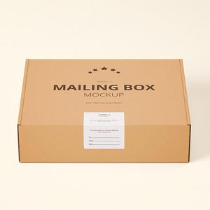 Wholesale Clothing Fold Kraft Paper Mailing Box Packaging Custom Biodegradable Corrugated Shipping Box - Product Image 3