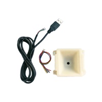 Mini lecteur de codes-barres GM72 1D 2D QR, moteur de lecture USB RS232 à double interface, module de lecteur de codes-barres économique pour bus, magasin, supermarché, terminal